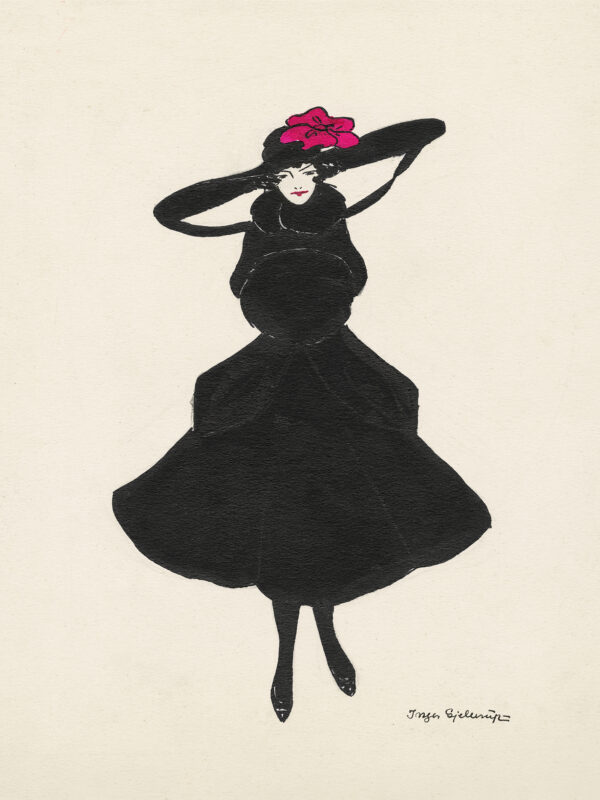 Den sorte dame min nye hat, plakat