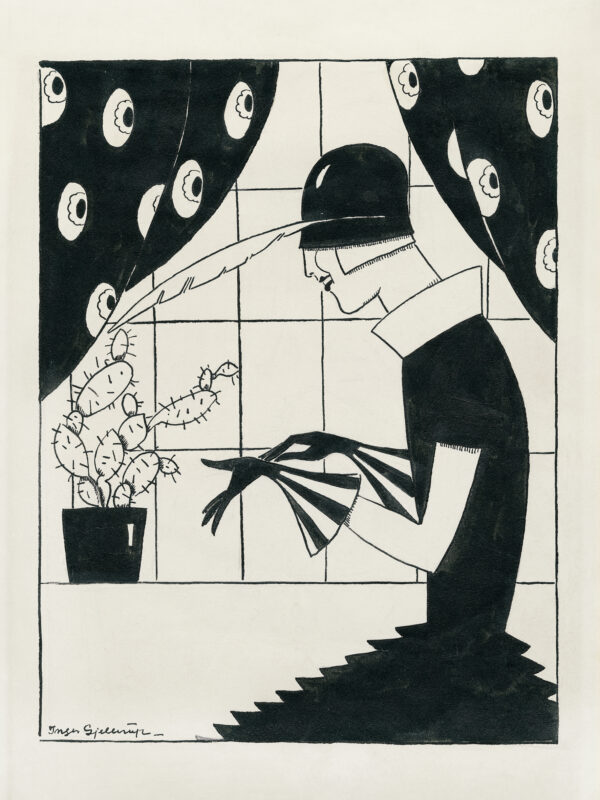 Kvinde med kaktus kvinde med kaktus