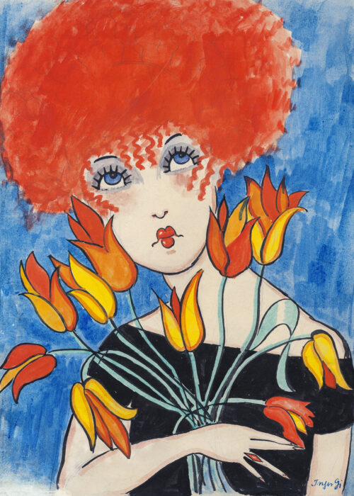 pigen med tulipanerne