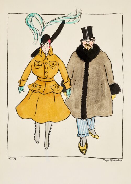 gullasbaron og frue, gjellerup, plakat